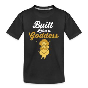 Positivité corporelle - T-shirt bio Premium Enfant - noir - Devant