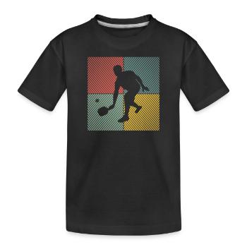 Jeu de balles de pickleball Joueur de pickleball - T-shirt bio Premium Enfant - noir - Devant