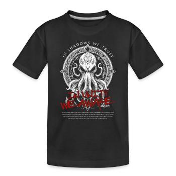 Unity Awake - Cthulhu Cult Lovecraft Necronomicon - T-shirt bio Premium Enfant - noir - Devant