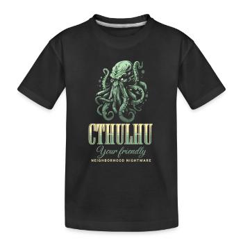Nightmare - Cthulhu Kult Lovecraft Necronomicon - Kinder Premium Bio T-Shirt - Schwarz - Vorne
