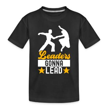 Ballsaal Tanz Ballsaaltänzer Gesellschaftstänzer - Kinder Premium Bio T-Shirt - Schwarz - Vorne