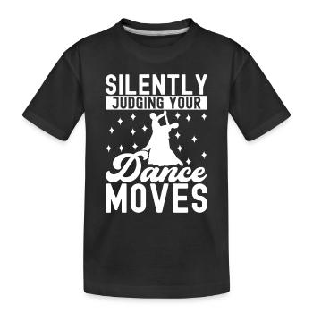 Danse de salon Danseurs de salon Danseurs de salon Danseurs de salon - T-shirt bio Premium Enfant - noir - Devant
