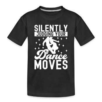 Ballroom Dance Ballroom Dancers Ballroom Dancers - Kids' Premium Organic T-Shirt - black - Front