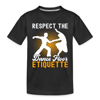 Danse de salon Danseurs de salon Danseurs de salon Danseurs de salon - T-shirt bio Premium Enfant - noir - Devant