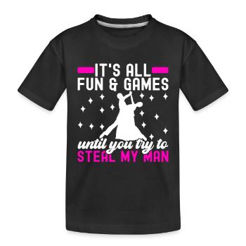 Danse de salon Danseurs de salon Danseurs de salon Danseurs de salon - T-shirt bio Premium Enfant - noir - Devant