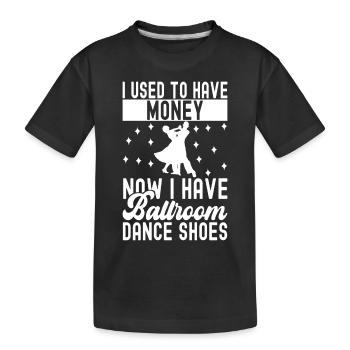 Danse de salon Danseuses de salon Danseuses de salon Danseuses de salon - T-shirt bio Premium Enfant - noir - Devant
