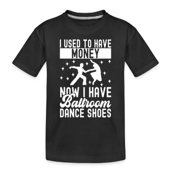 Danse de salon Danseuses de salon Danseuses de salon Danseuses de salon - T-shirt bio Premium Enfant - noir - Devant