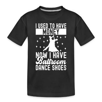 Danse de salon Danseuses de salon Danseuses de salon Danseuses de salon - T-shirt bio Premium Enfant - noir - Devant
