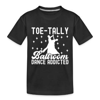 Danse de salon Danseuses de salon Danseuses de salon Danseuses de salon - T-shirt bio Premium Enfant - noir - Devant