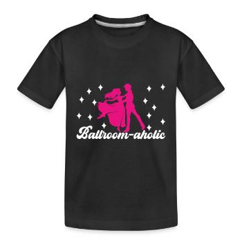 Ballroom Dance Ballroom Dancers Ballroom Dancers - Kids' Premium Organic T-Shirt - black - Front