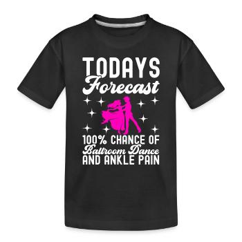Danse de salon Danseuses de salon Danseuses de salon Danseuses de salon - T-shirt bio Premium Enfant - noir - Devant