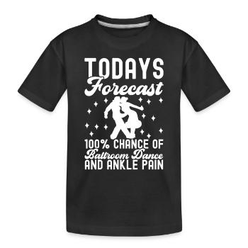 Danse de salon Danseuses de salon Danseuses de salon Danseuses de salon - T-shirt bio Premium Enfant - noir - Devant