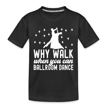 Danse de salon Danseuses de salon Danseuses de salon Danseuses de salon - T-shirt bio Premium Enfant - noir - Devant