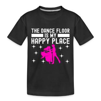 Ballsaal Tanz Ballsaaltänzer Gesellschaftstänzer - Kinder Premium Bio T-Shirt - Schwarz - Vorne