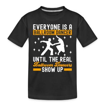 Danse de salon Danseuses de salon Danseuses de salon Danseuses de salon - T-shirt bio Premium Enfant - noir - Devant