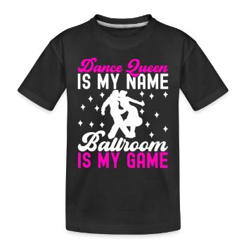 Danse de salon Danseuses de salon Danseuses de salon Danseuses de salon - T-shirt bio Premium Enfant - noir - Devant