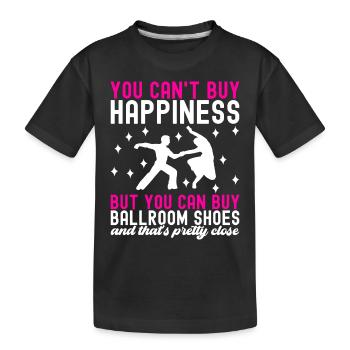 Ballroom Dance Ballroom Dancers Ballroom Dancers - Kids' Premium Organic T-Shirt - black - Front