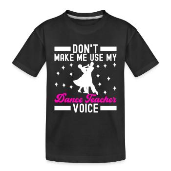 Danse de salon Danseuses de salon Danseuses de salon Danseuses de salon - T-shirt bio Premium Enfant - noir - Devant