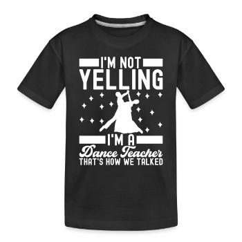 Ballsaal Tanz Ballsaaltänzer Gesellschaftstänzer - Kinder Premium Bio T-Shirt - Schwarz - Vorne