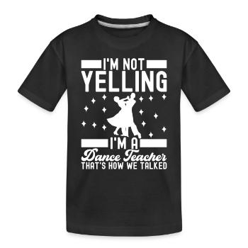 Ballsaal Tanz Ballsaaltänzer Gesellschaftstänzer - Kinder Premium Bio T-Shirt - Schwarz - Vorne
