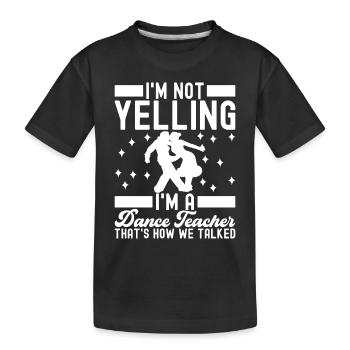 Ballsaal Tanz Ballsaaltänzer Gesellschaftstänzer - Kinder Premium Bio T-Shirt - Schwarz - Vorne