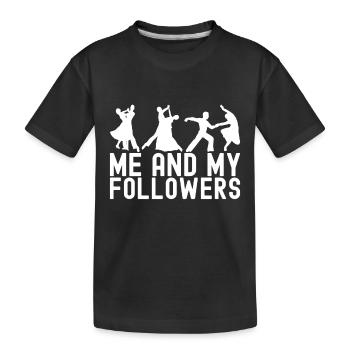 Danse de salon Danseuses de salon Danseuses de salon Danseuses de salon - T-shirt bio Premium Enfant - noir - Devant