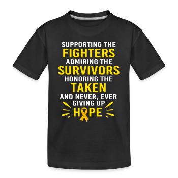 Enfant Cancer - T-shirt bio Premium Enfant - noir - Devant