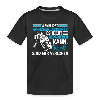 Vehicle Painter peut le réparer Painter - T-shirt bio Premium Enfant - noir - Devant