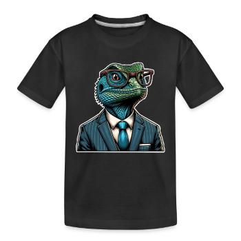 Lézard Lézard - T-shirt bio Premium Enfant - noir - Devant