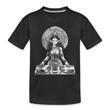 Goa Festival Vibes Shirt: Electronic Dance Music - Kids' Premium Organic T-Shirt - black - Front