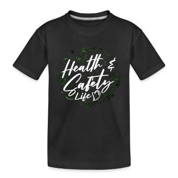 Éducateur en santé Conseillère en santé et sécurité - T-shirt bio Premium Enfant - noir - Devant