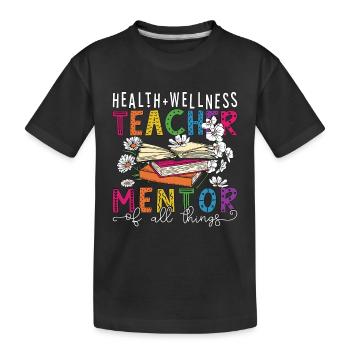 Éducateur en santé Santé + bien-être Épidémiologie - T-shirt bio Premium Enfant - noir - Devant