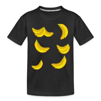Banane Banane Fruit Fruit Exotique - T-shirt bio Premium Enfant - noir - Devant