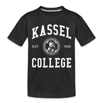 Kassel College University University University School - T-shirt bio Premium Enfant - noir - Devant