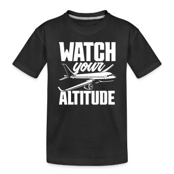 Pilote pilote cadeau dicton - T-shirt bio Premium Enfant - noir - Devant
