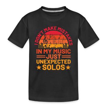 Musiker Songwriter Sänger Musiker Musik Musik Pr - Kinder Premium Bio T-Shirt - Schwarz - Vorne