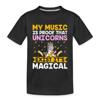 Musiker Songwriter Sänger Musiker Musik Musik Pr - Kinder Premium Bio T-Shirt - Schwarz - Vorne