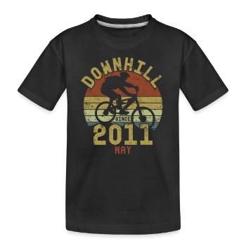 Anniversaire Vélo de descente Mai 2011 - T-shirt bio Premium Enfant - noir - Devant