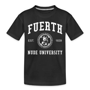 Fürth Nude University Universität Hochschule Uni - T-shirt bio Premium Enfant - noir - Devant