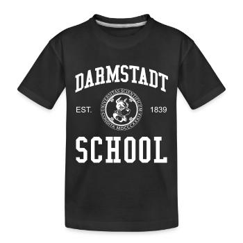 École de Darmstadt Université Universität Hochschule - T-shirt bio Premium Enfant - noir - Devant