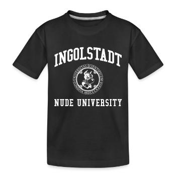 Ingolstadt Nude University Hochschule Universität - T-shirt bio Premium Enfant - noir - Devant