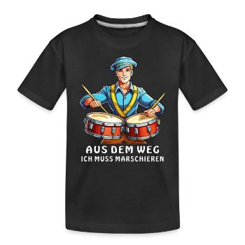 FANFARE À L’ÉCART - T-shirt bio Premium Enfant - noir - Devant