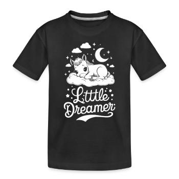 Amoureux des chevaux, soins aux poulains, équitation, passion - T-shirt bio Premium Enfant - noir - Devant