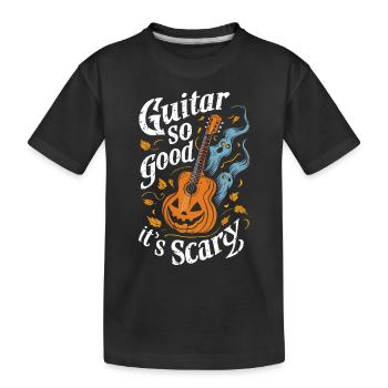 Comédie musicale, Citrouille, Automne, Ambiances, Effrayant - T-shirt bio Premium Enfant - noir - Devant
