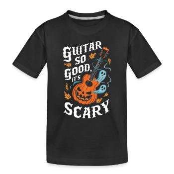 Comédie musicale, Citrouille, Automne, Ambiances, Effrayant - T-shirt bio Premium Enfant - noir - Devant