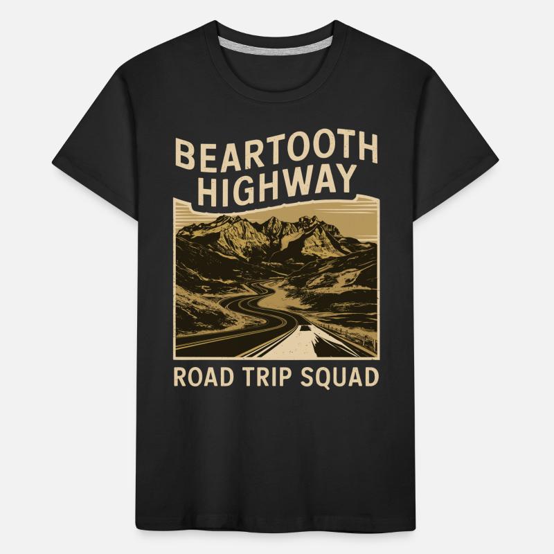 Beartooth Highway Road Trip Squad Kinder Premium Bio T-Shirt