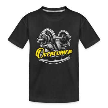 Health Coach Overcomer Gym Teacher Health Coaches - Kinder Premium Bio T-Shirt - Schwarz - Vorne