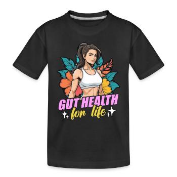 Health Coach Gut Health For Life Personal Trainer - T-shirt bio Premium Enfant - noir - Devant