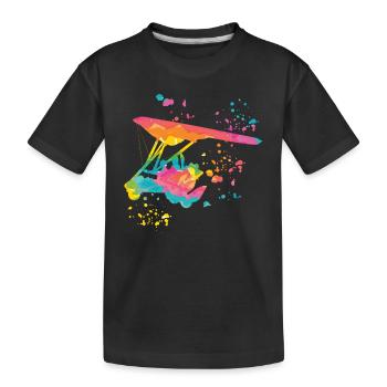 poidsParatrike Moteur Deltaplane Deltatrike - T-shirt bio Premium Enfant - noir - Devant
