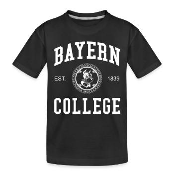 Collège de Bavière Collège universitaire - T-shirt bio Premium Enfant - noir - Devant
